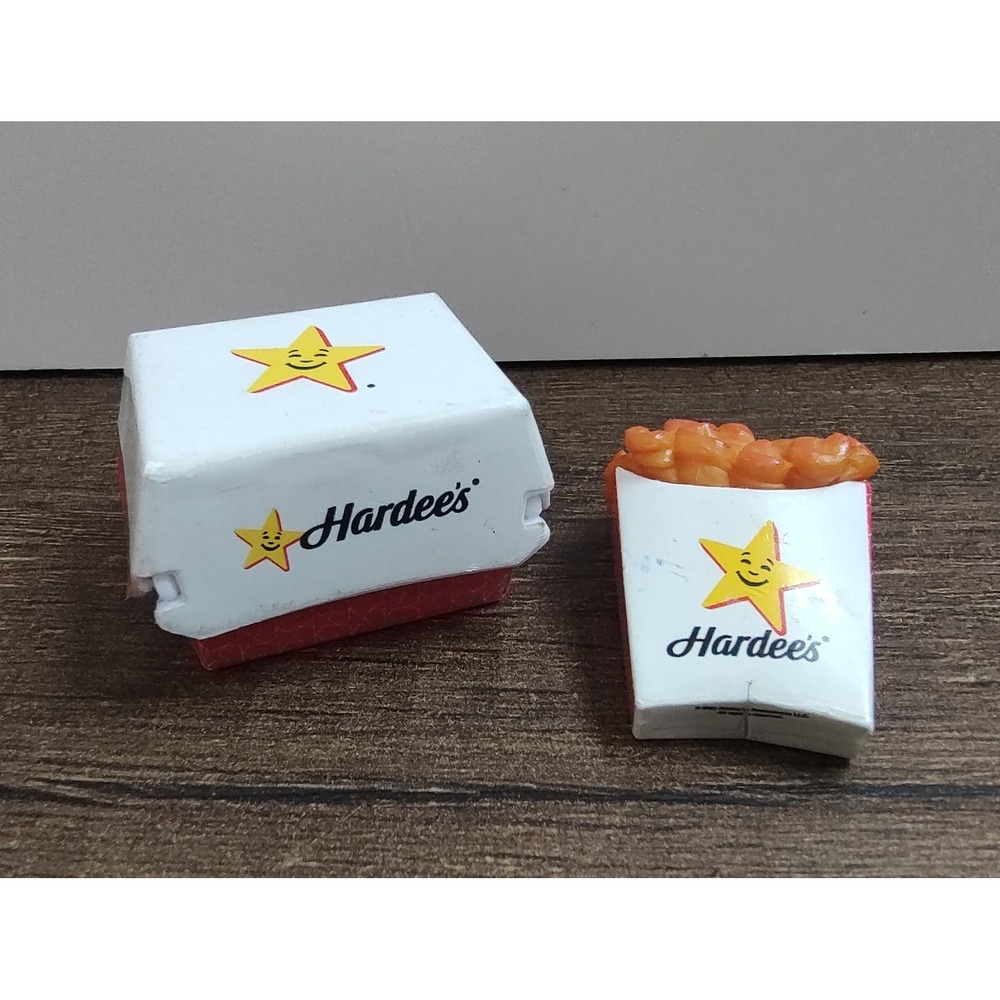 Zuru 5 Surprise Foodie Mini Brands Hardee's Crispy Curly Fries Cinnamon Roll Lot